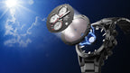 960D Reloj Edifice Hombre Correa Acero Esfera Negra - Detalle de esfera