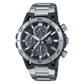 960D Reloj Edifice Hombre Correa Acero Esfera Negra - Reloj original en Guatemala
