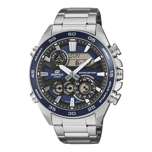 ERA-130D-2A Reloj Edifice de hombre correa de metal - Acero Inoxidable Plateado