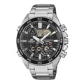 ERA-130D-1A Reloj Edifice de hombre correa de metal 10 años de batería - Acero Inoxidable Plateado