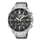 ERA-130D-1A Reloj Edifice de hombre correa de metal 10 años de batería - Acero Inoxidable Plateado