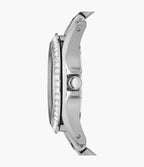 Fossil Reloj Riley de dama pulsera de metal - Detalle de esfera