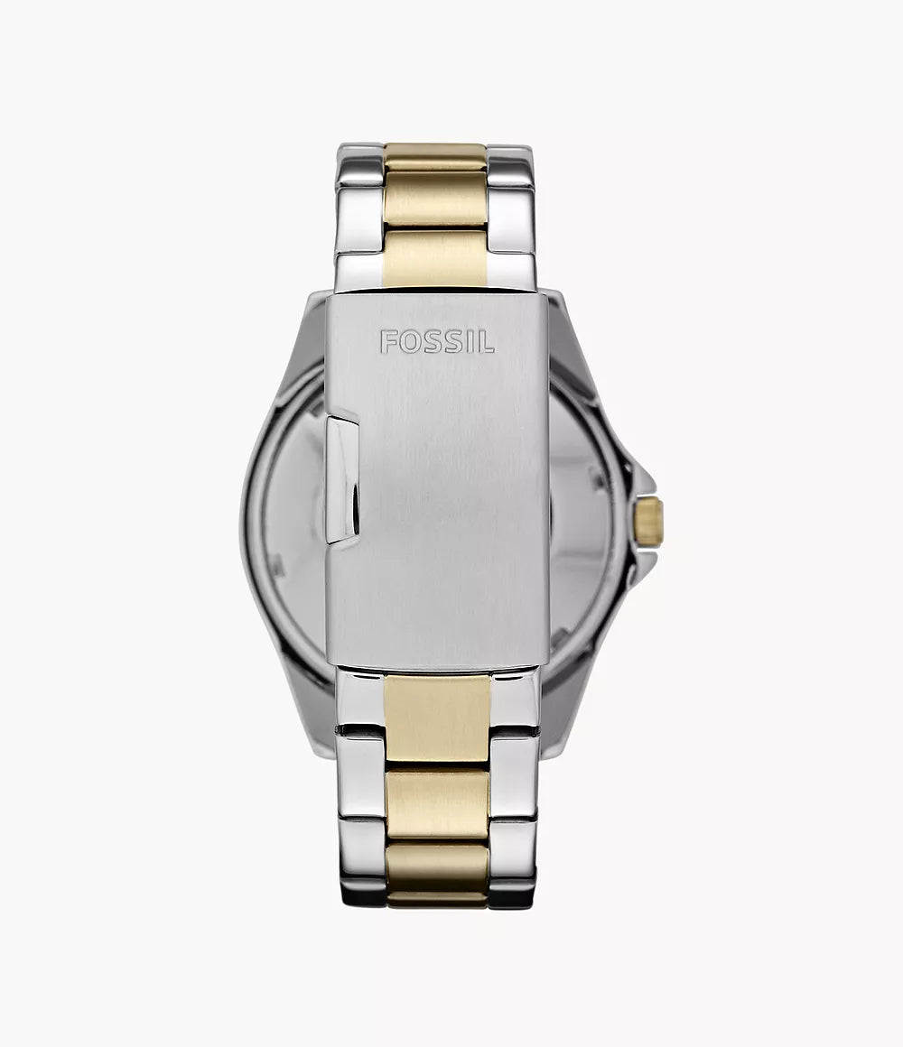 Fossil Reloj Riley de dama pulsera de metal 38mm - Detalle de esfera