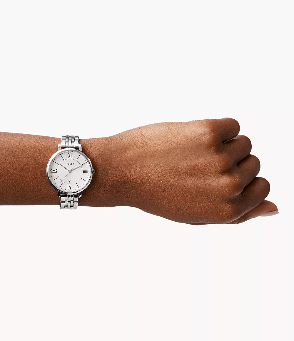 Reloj Fossil Jacqueline de mujer correa de metal - Vista trasera