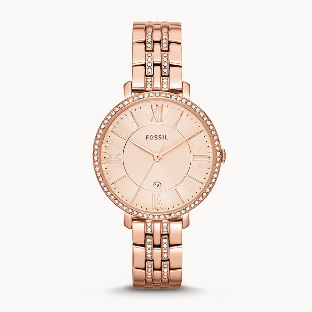 Reloj Fossil Jacqueline Mujer Acero Inoxidable Oro Rosa - Reloj original en Guatemala