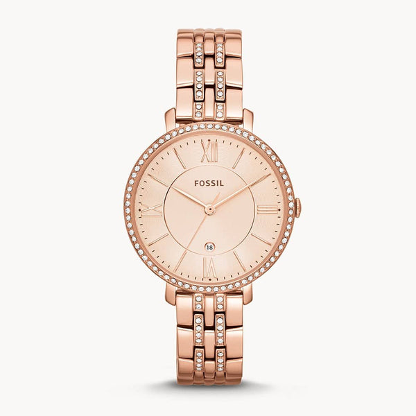 Reloj Fossil Jacqueline Mujer Acero Inoxidable Oro Rosa - Reloj original en Guatemala
