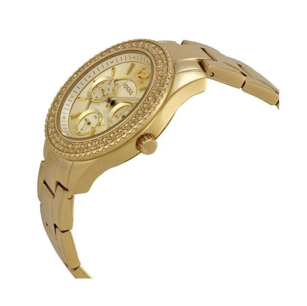 Reloj Fossil Stella Mujer Metal Dorado - Detalle de esfera