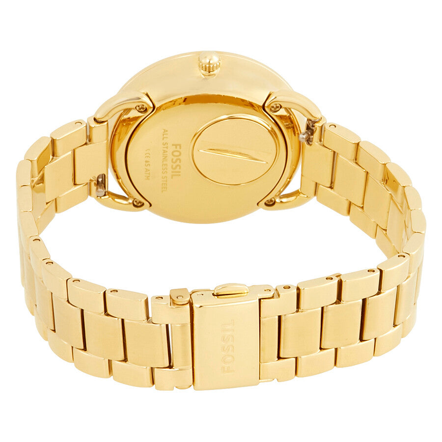 Reloj Fossil Tailor Mujer Metal Dorado - Vista trasera
