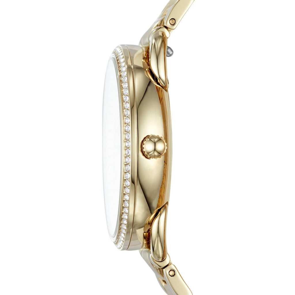 Reloj Fossil Tailor Mujer Metal Dorado - Vista lateral