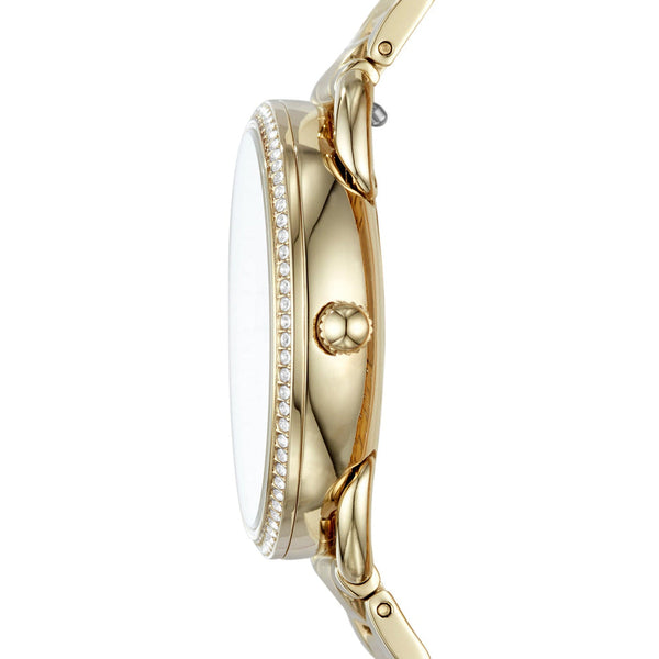 Reloj Fossil Tailor Mujer Metal Dorado - Vista lateral