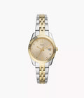 ES4949 Reloj Fossil Scarlette Mini de mujer pulsera de metal bicolor