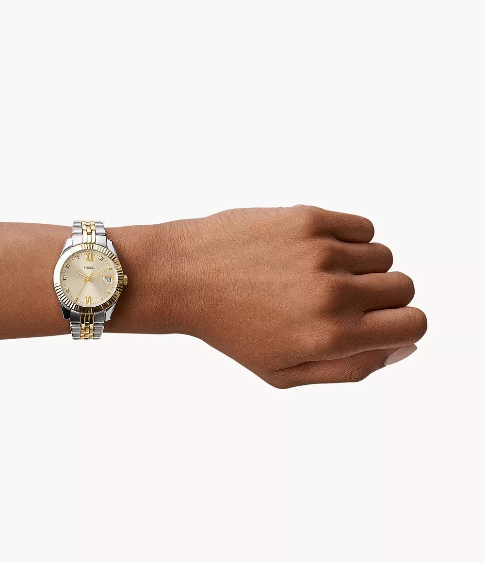 ES4949 Reloj Fossil Scarlette Mini de mujer pulsera de metal bicolor