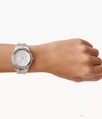 Reloj Fossil Stella Sport Mujer Correa Acero Plateado - Vista trasera