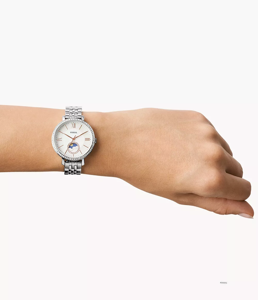 ES5164 Reloj Sun Moon de dama correa de metal