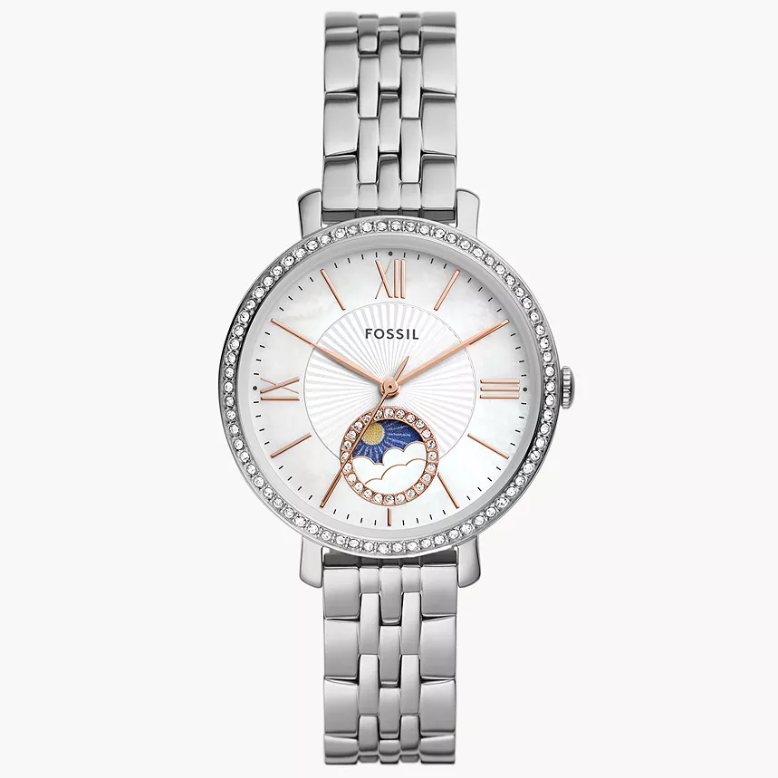 ES5164 Reloj Sun Moon de dama correa de metal