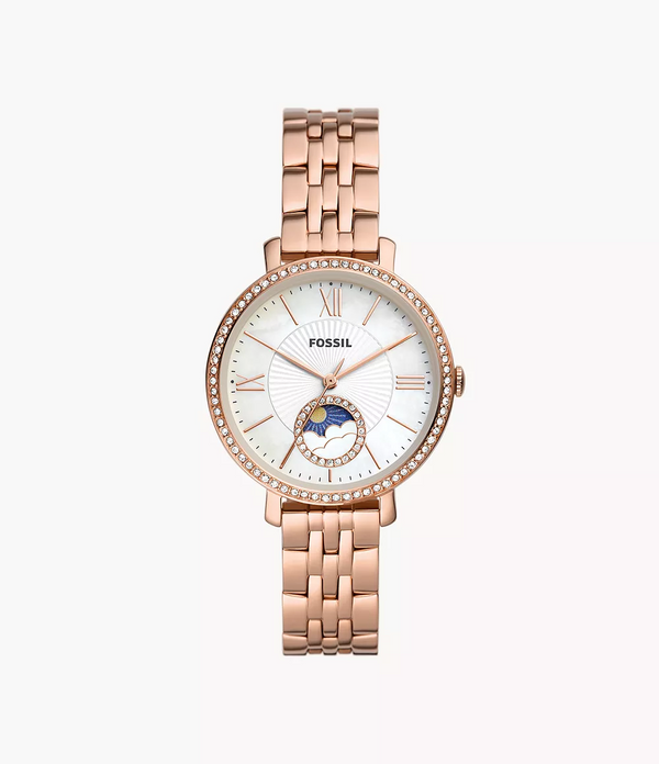 Reloj Fossil Jacqueline de dama banda de metal - Reloj original en Guatemala