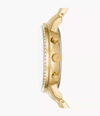 Fossil Reloj Neutra de dama pulsera de metal - Vista lateral