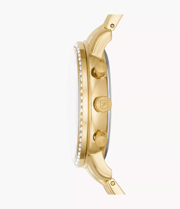 Fossil Reloj Neutra de dama pulsera de metal - Vista lateral