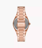 Reloj Fossil Scarlette Mujer Acero Inoxidable Oro - Detalle de esfera