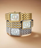 Reloj Fossil Raquel Mujer Acero Bicolor Oro Plata - Vista lateral