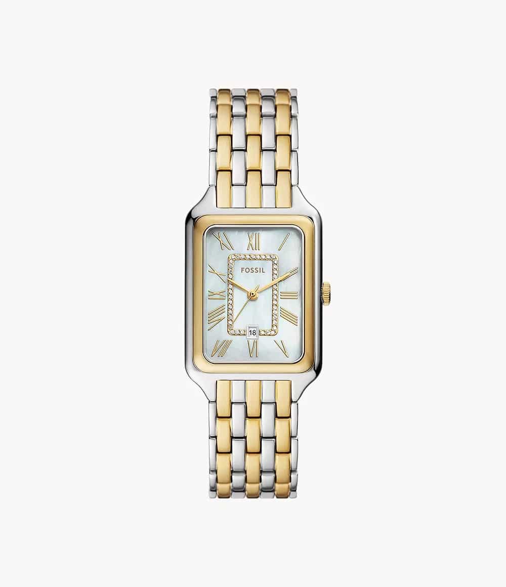 Reloj Fossil Raquel Mujer Acero Bicolor Oro Plata - Reloj original en Guatemala