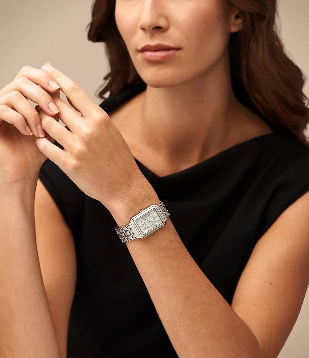 Reloj Fossil Raquel Mujer Acero Inoxidable - Vista trasera