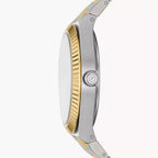 Reloj Fossil Scarlette Mujer Pulsera Bicolor - Vista lateral
