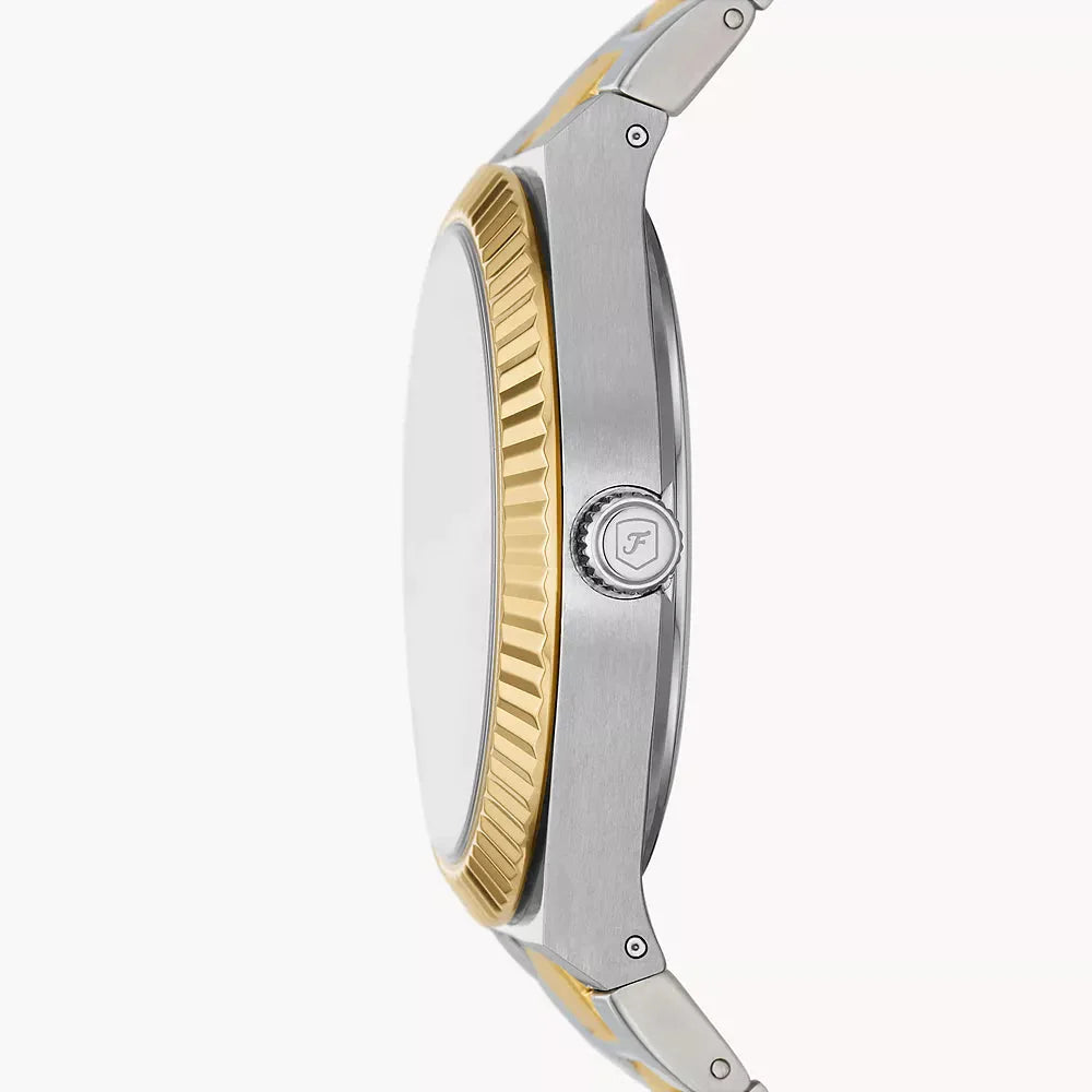 Reloj Fossil Scarlette Mujer Pulsera Bicolor - Vista lateral