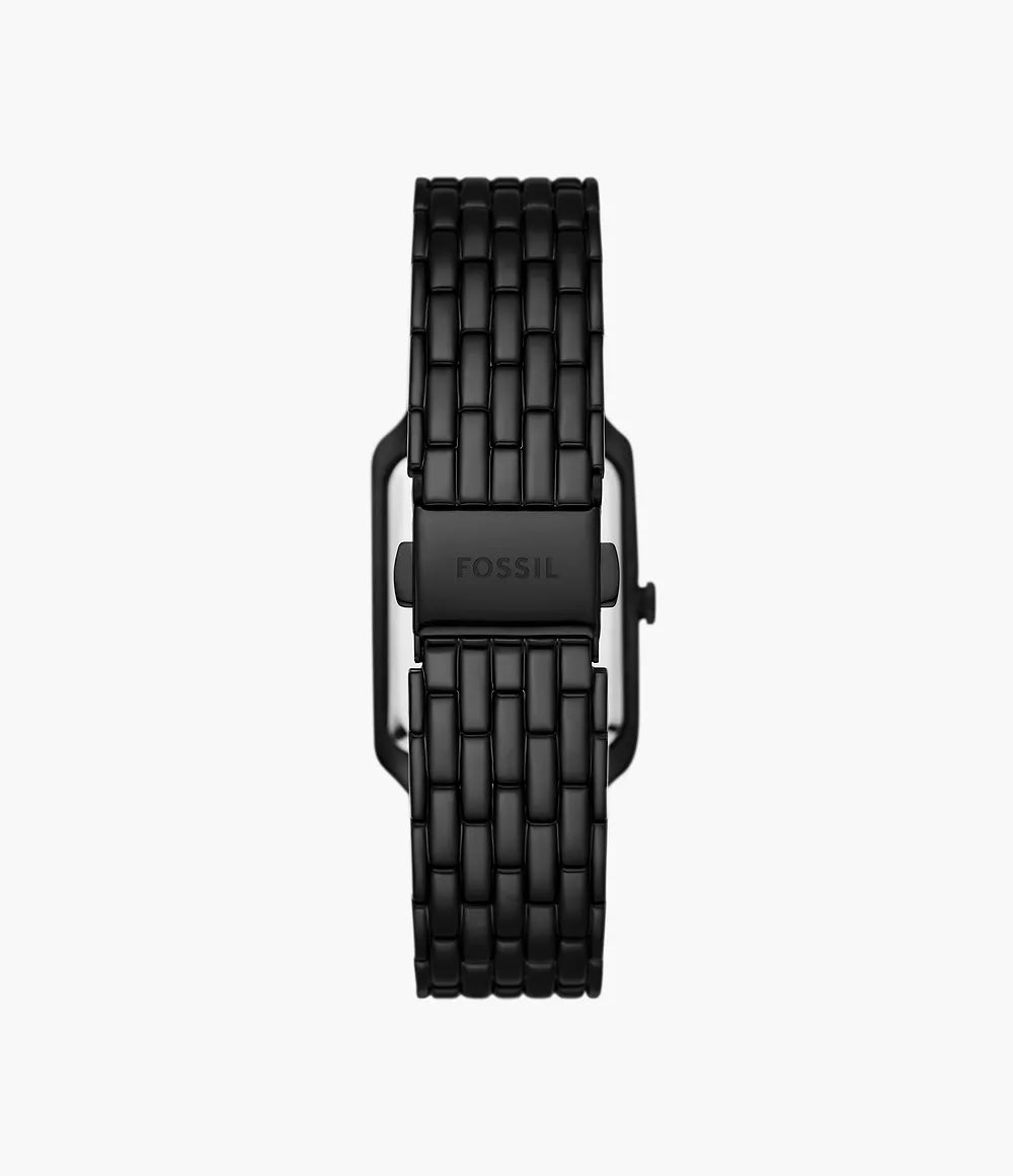 Reloj Fossil Raquel Mujer Metal Negro Esfera - Detalle de esfera