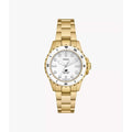 Reloj Fossil Dive Mujer Acero Inoxidable Dorado - Reloj original en Guatemala