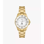 Reloj Fossil Dive Mujer Acero Inoxidable Dorado - Reloj original en Guatemala