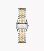 Reloj Fossil Harlow Mujer Acero Bicolor Dorado - Vista trasera