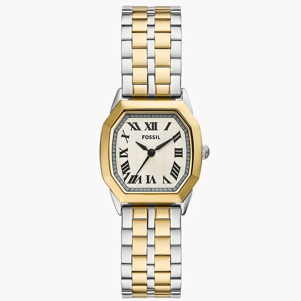 Reloj Fossil Harlow Mujer Acero Bicolor Dorado - Reloj original en Guatemala