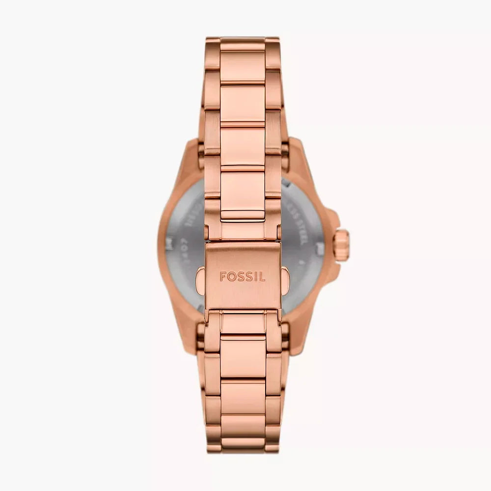 ES5371 Reloj Blue Dive de dama correa de metal