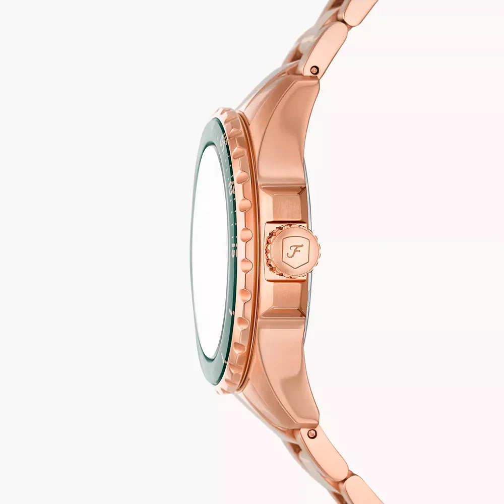 ES5371 Reloj Blue Dive de dama correa de metal