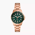 ES5371 Reloj Blue Dive de dama correa de metal