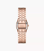 Reloj Fossil Harlow Mujer Acero Oro Rosa - Detalle de esfera