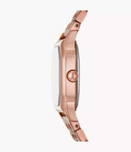 Reloj Fossil Harlow Mujer Acero Oro Rosa - Vista lateral