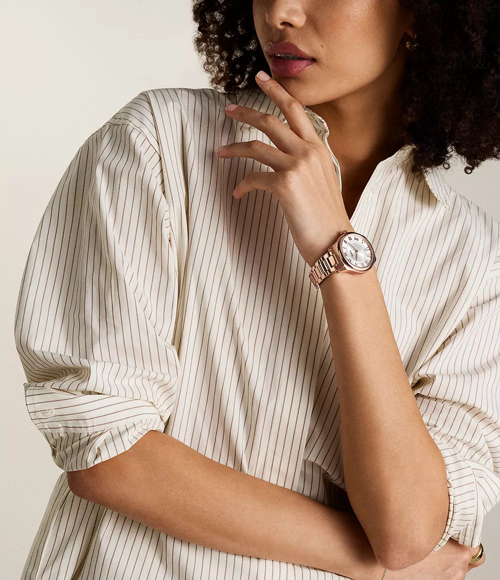 Reloj Fossil Gilmore Mujer Pulsera Acero Oro Rosa - Vista 5