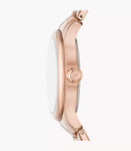 Reloj Fossil Gilmore Mujer Pulsera Acero Oro Rosa - Detalle de esfera