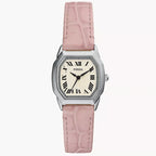 Reloj Fossil Harlow Mujer Correa Cuero Rosado - Reloj original en Guatemala