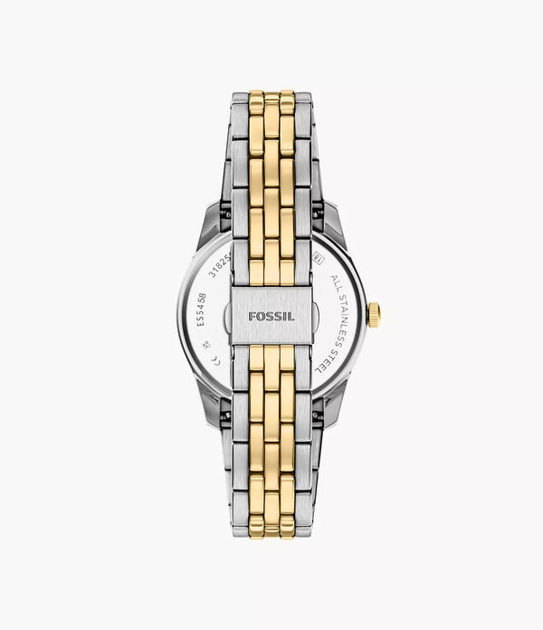 ES5458 Reloj Fossil Scarlette de mujer pulsera de metal bicolor