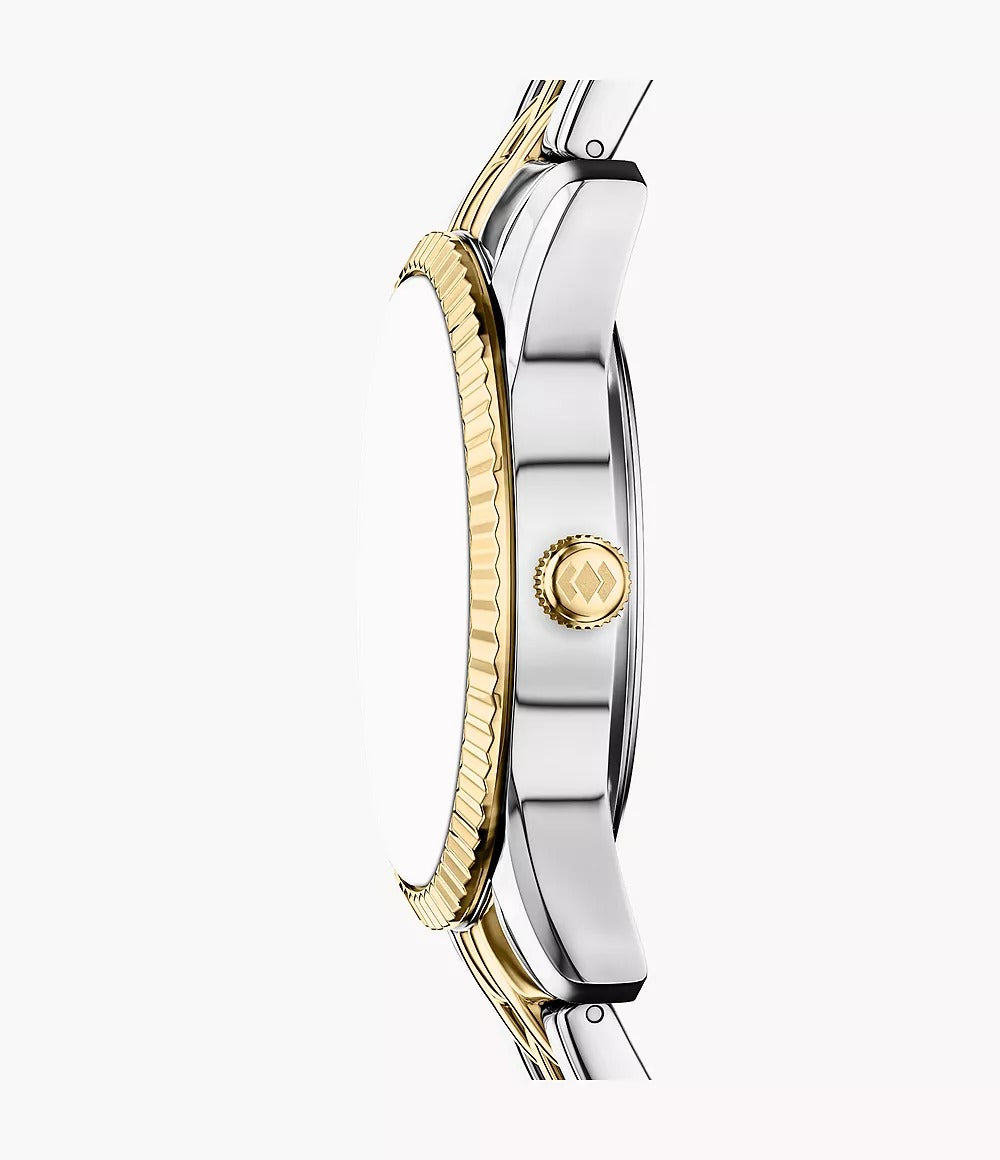 ES5458 Reloj Fossil Scarlette de mujer pulsera de metal bicolor