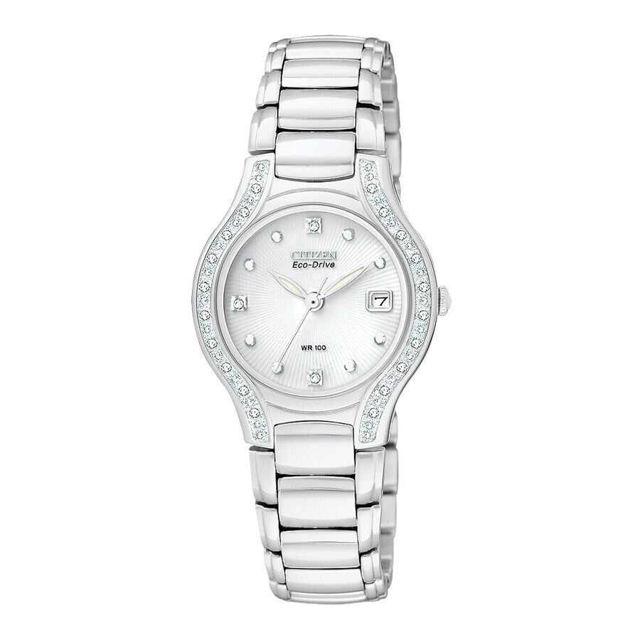 51B Reloj Citizen Eco-Drive Mujer Acero con Cristales - Vista lateral