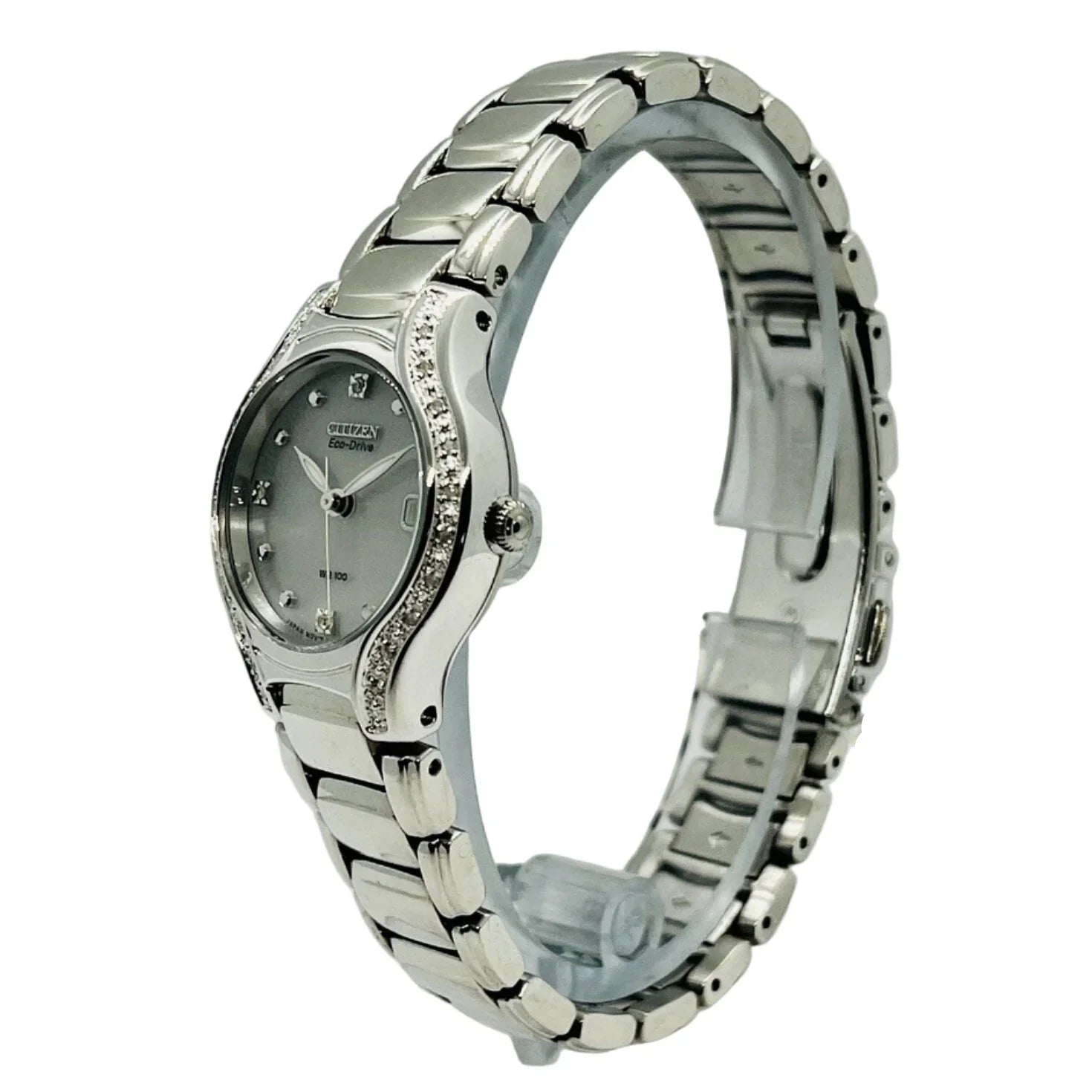 51B Reloj Citizen Eco-Drive Mujer Acero con Cristales - Detalle de esfera