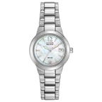 59D Reloj Citizen Silhouette Mujer Acero Esfera de Nácar - Reloj original en Guatemala