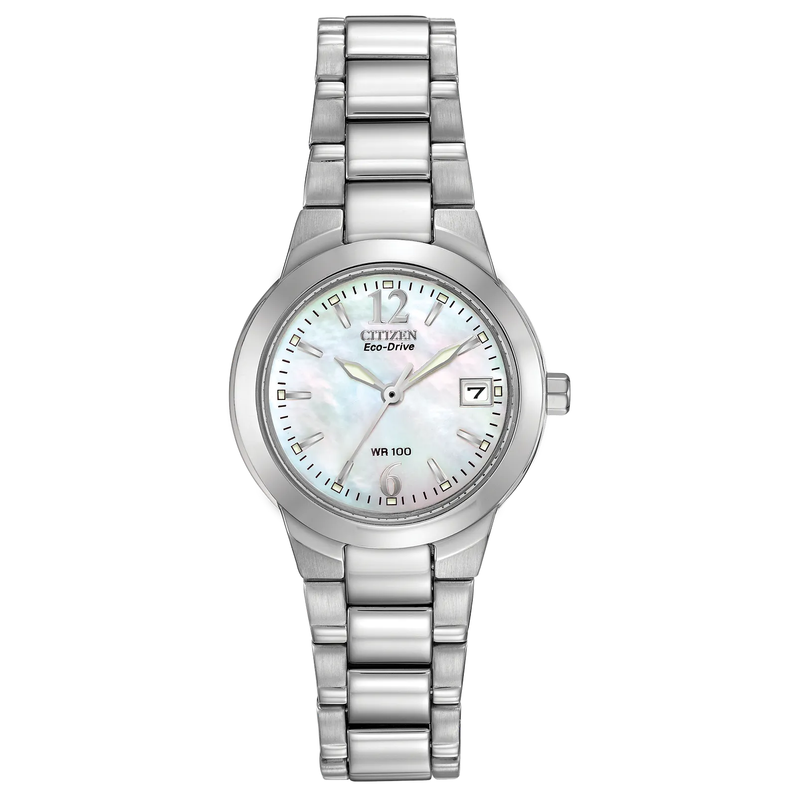 59D Reloj Citizen Silhouette Mujer Acero Esfera de Nácar - Reloj original en Guatemala