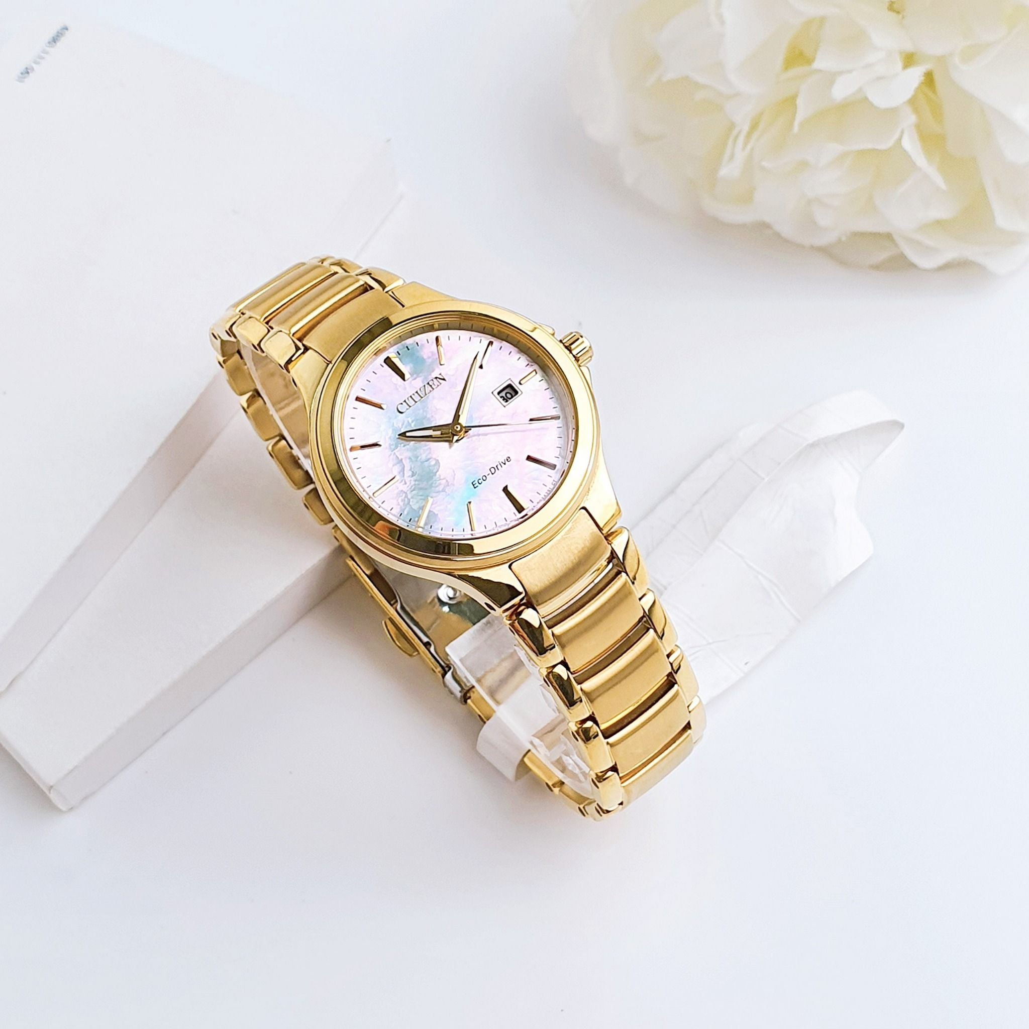 51D Reloj Citizen Chandler Mujer Correa de Acero - Vista trasera