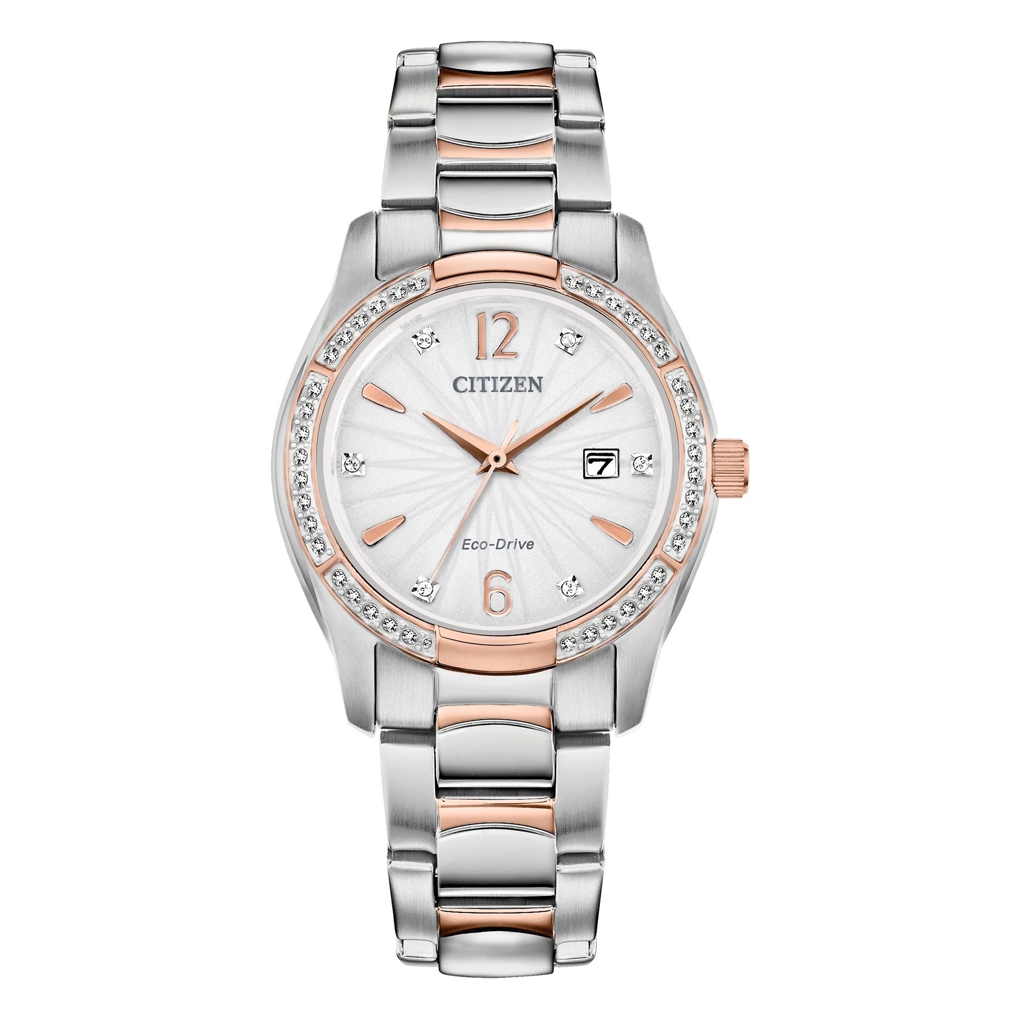 51A Reloj Citizen Crystal de mujer correa de metal - Reloj original en Guatemala