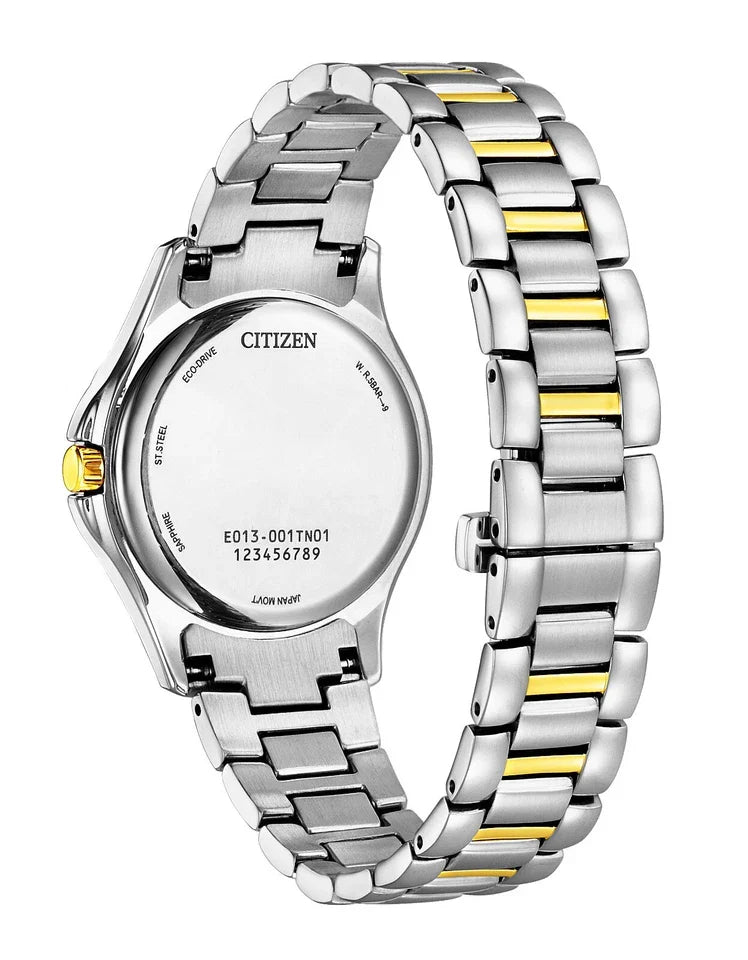 53A Reloj Citizen Classic de mujer pulsera de metal Eco-drive - Vista lateral